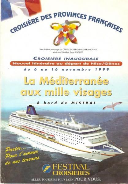 Croisière Inaugurale MISTRAL