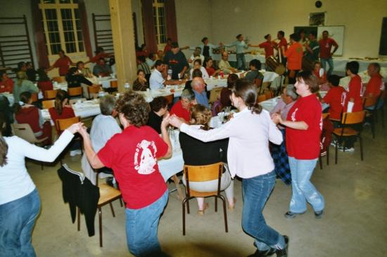 Repas avec le groupe de gémenos