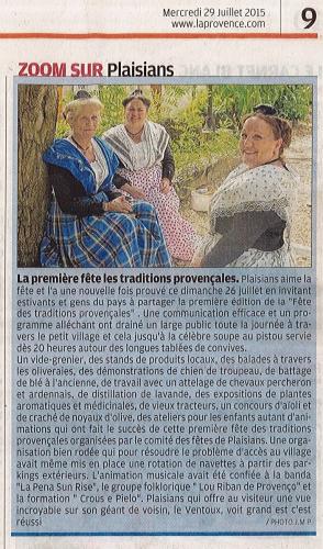 Plaisians la provence 29 07 2015